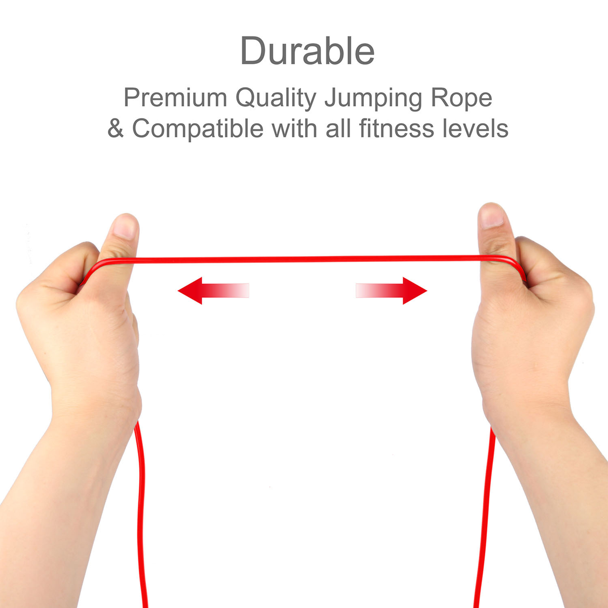 Adjustable Speed Jump Rope with Ball-Bearings