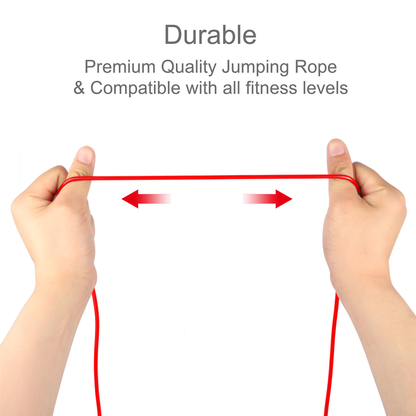 Adjustable Speed Jump Rope with Ball-Bearings