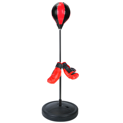 Kids Junior Boxing Set with Punching Bag and Gloves