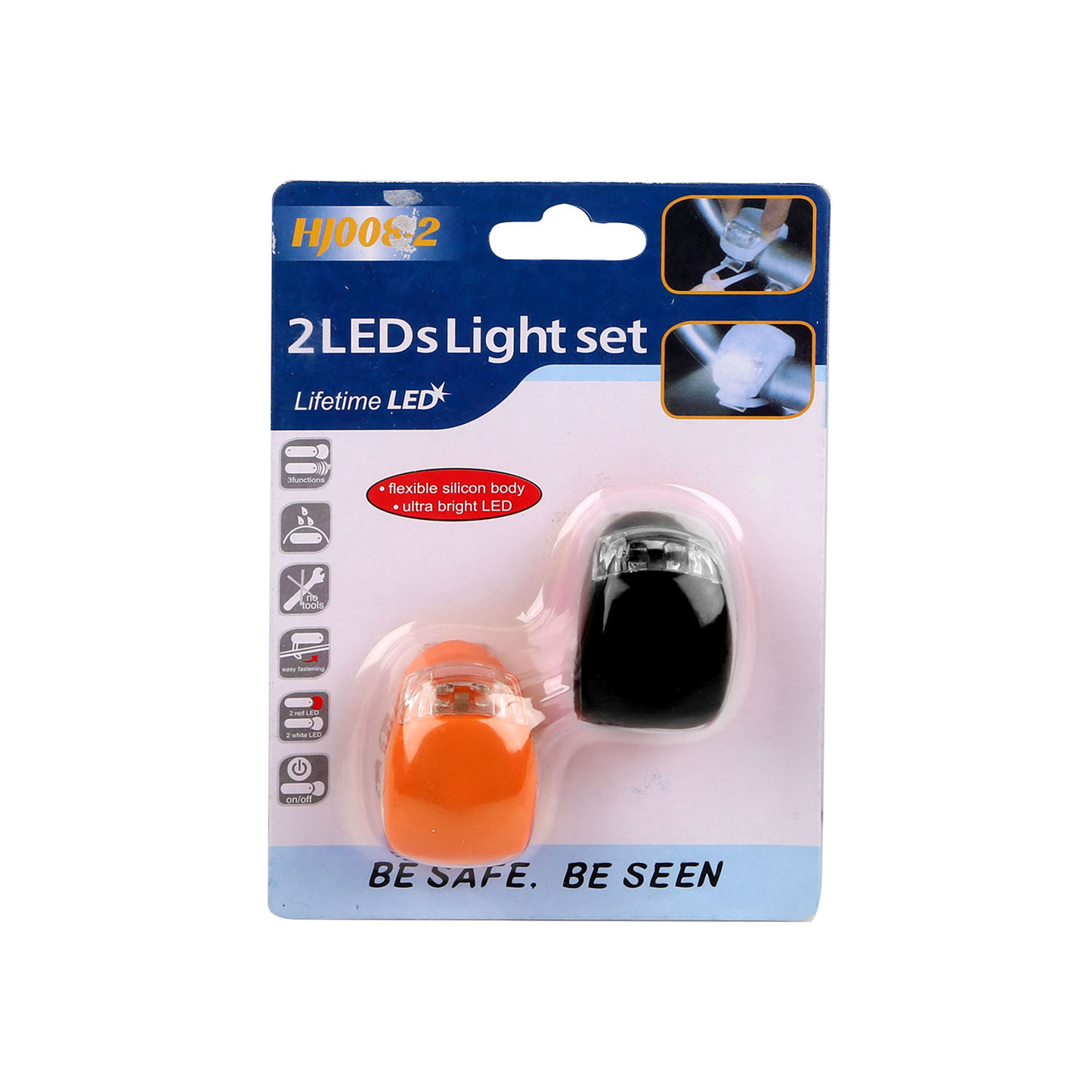 Silicone Strap LED Bike Light