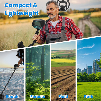 Professional Metal Detector Set with Shovel