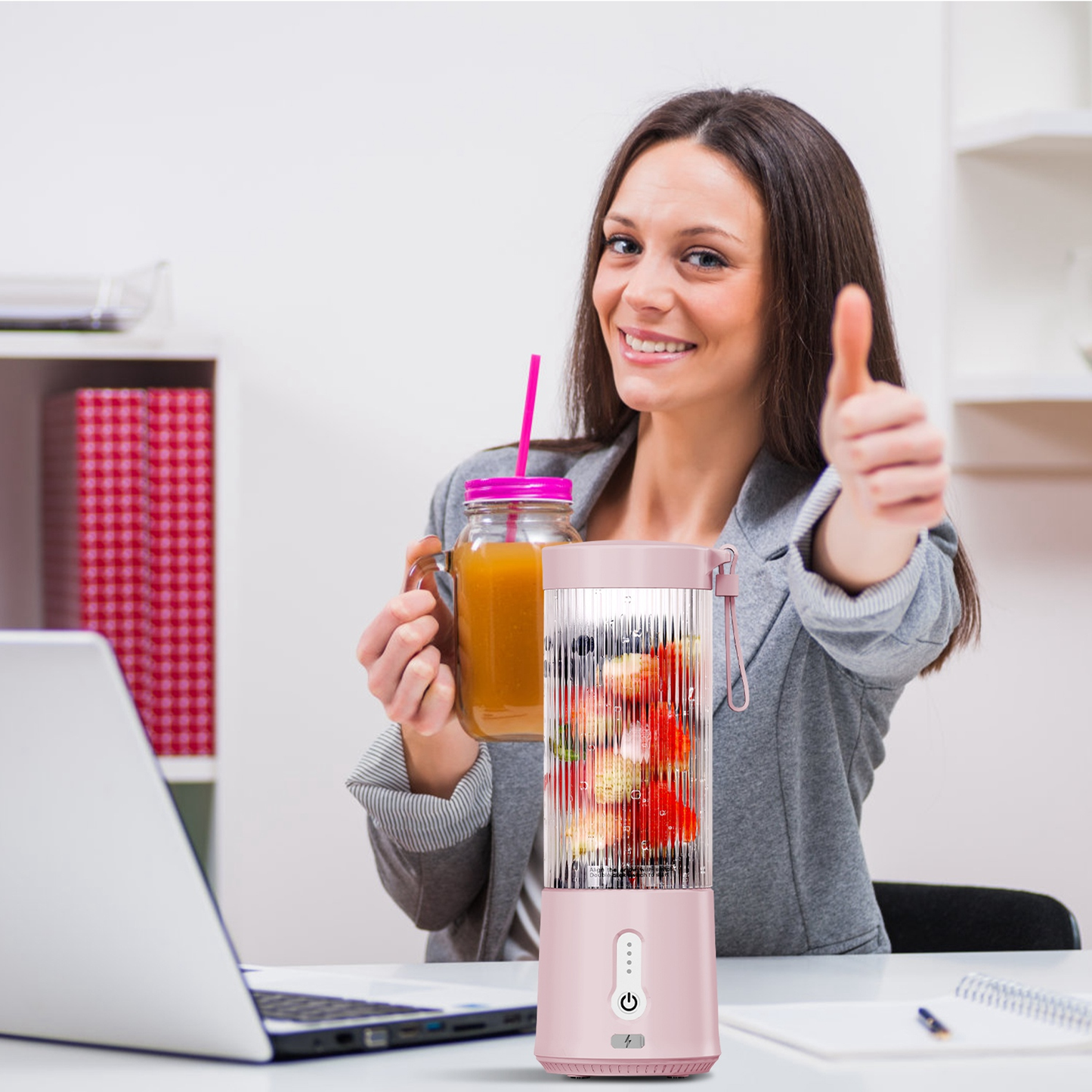 Portable Fruit Blender, 15.2 oz