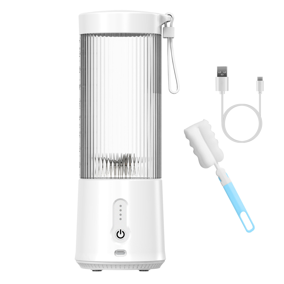 Portable Fruit Blender 15.2 oz Rechargeable - White