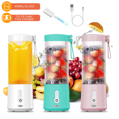 Portable Fruit Blender 15.2 oz Rechargeable - White