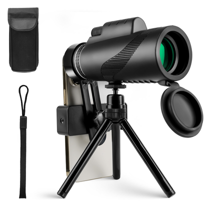 80x100 HD Monocular Telescope with BAK-4 Prism