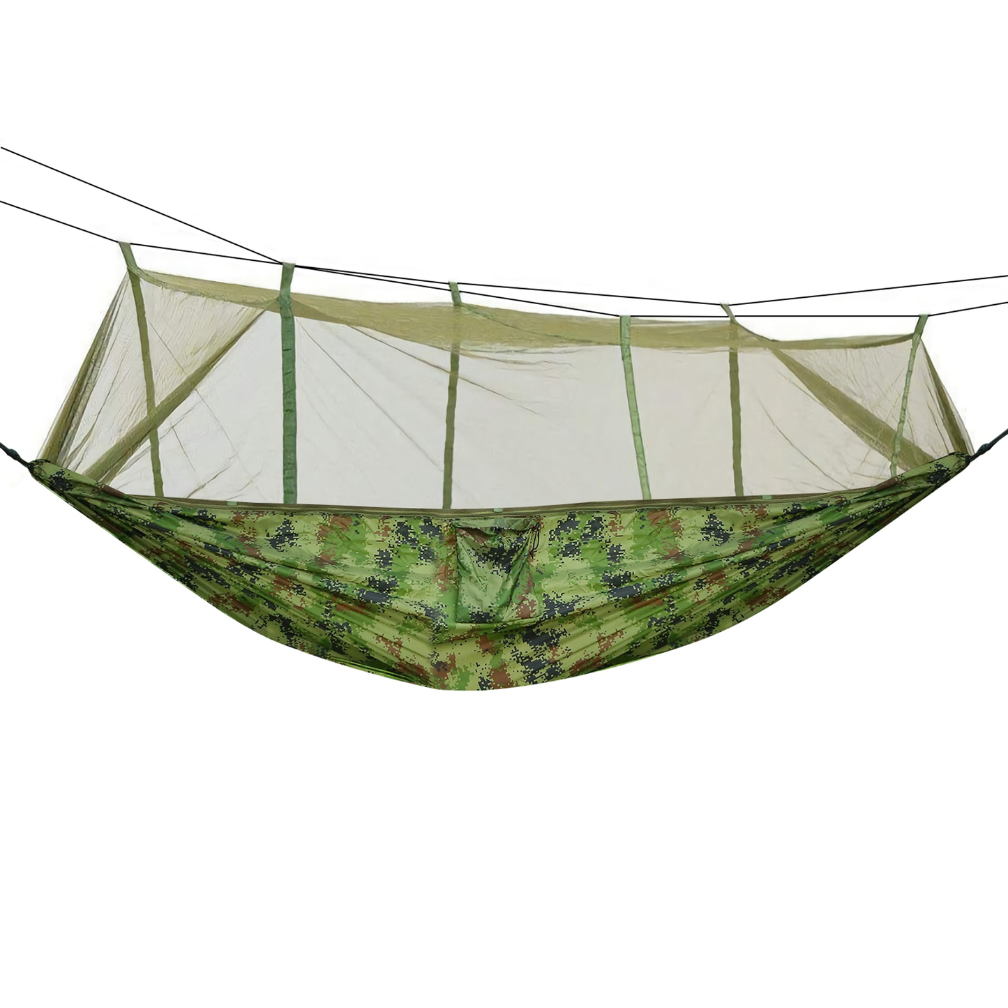 2-Person Camping Hammock with Mosquito Net, 600 lb Load