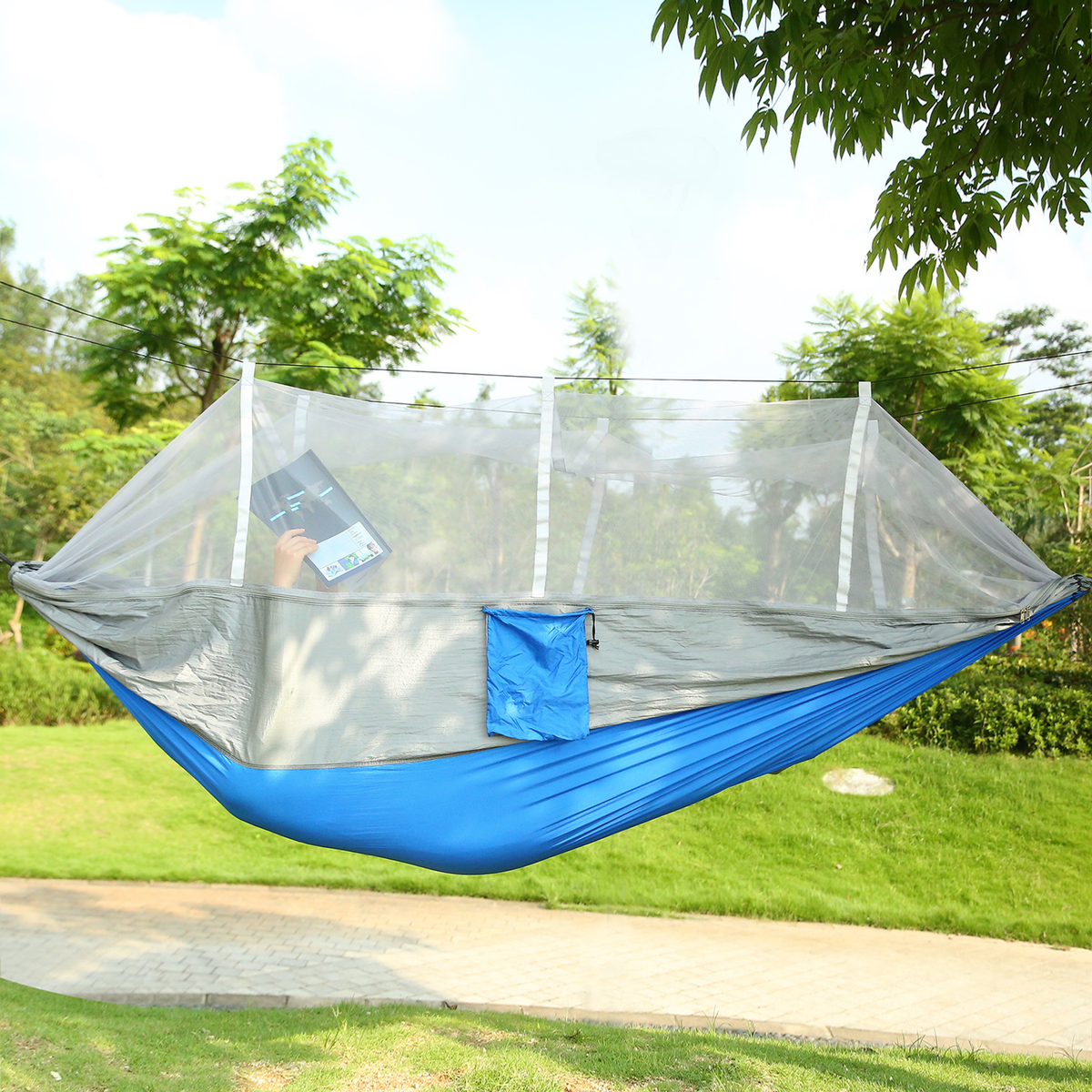 600lbs 2-Person Parachute Camping Hammock