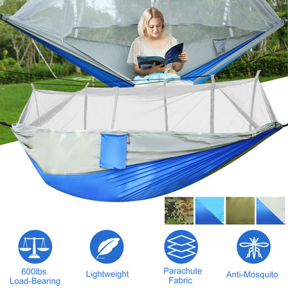 600lbs 2-Person Parachute Camping Hammock