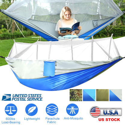600lbs 2-Person Parachute Camping Hammock