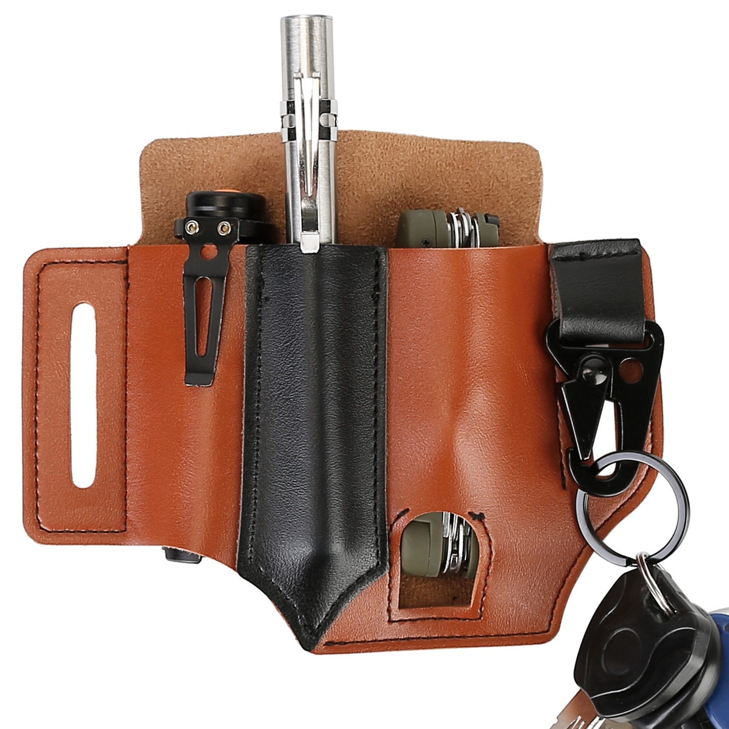 Genuine Leather EDC Multi-Tool Sheath Organizer