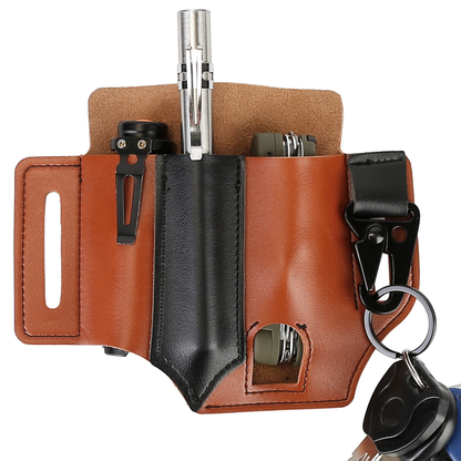 Genuine Leather EDC Multi-Tool Sheath Organizer