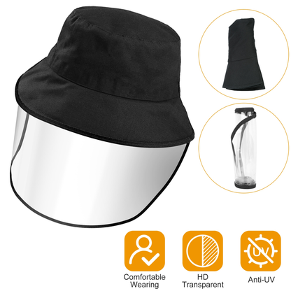 Anti-Saliva Protective Face Shield Hat