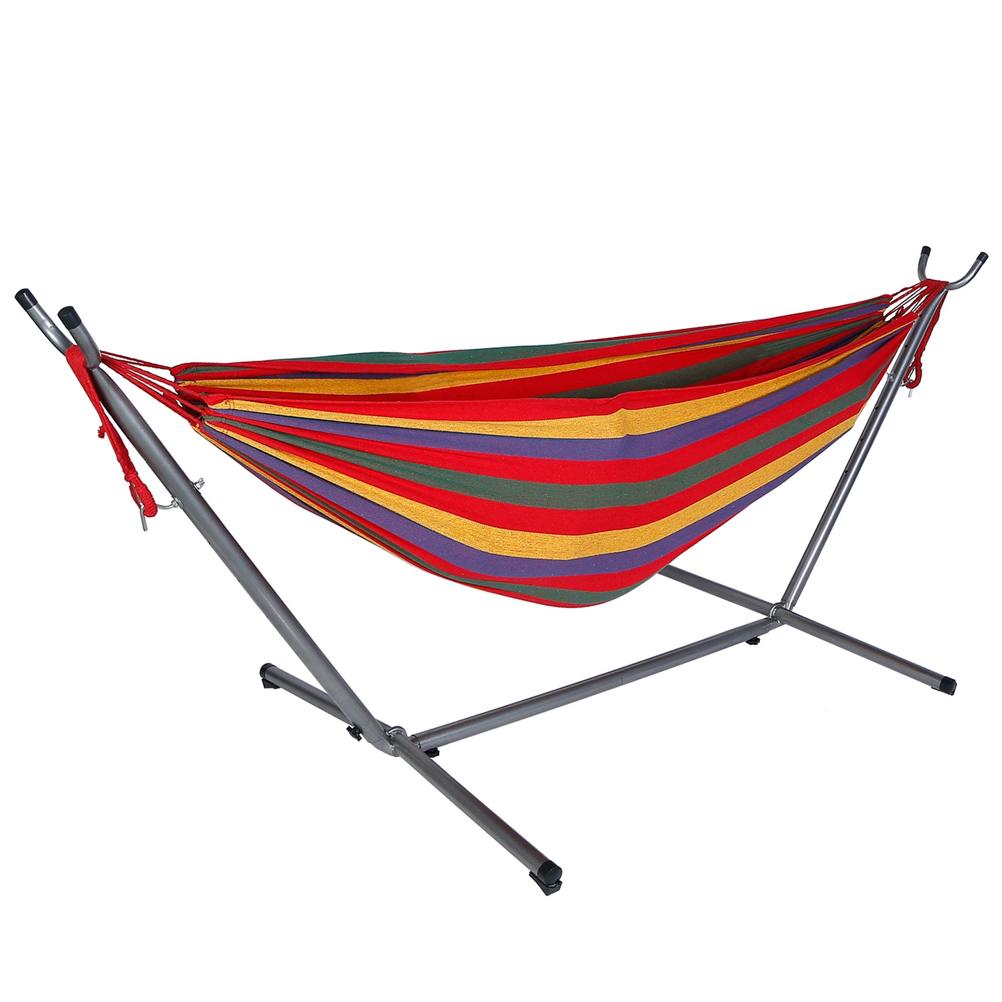 Brazilian Double Hammock with Steel Stand