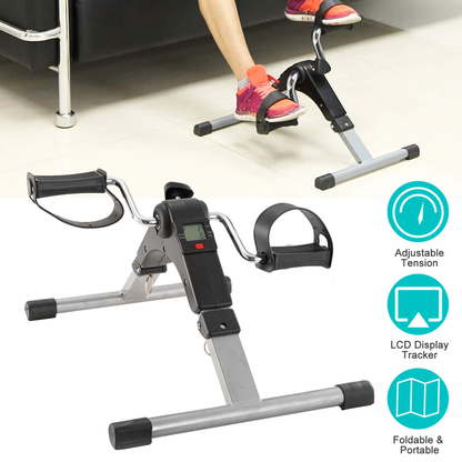 Foldable Pedal Exerciser with LCD Display