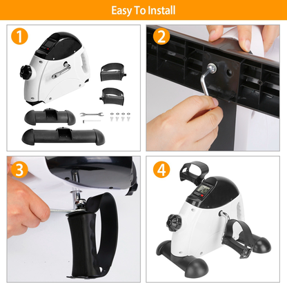 Under Desk Bike Pedal Exerciser for Arms and Legs