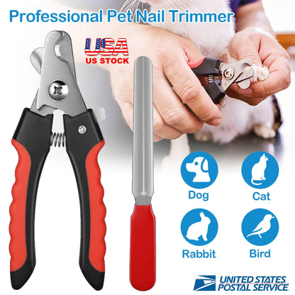 Dog Nail Clippers Professional Pet Nail Trimmer