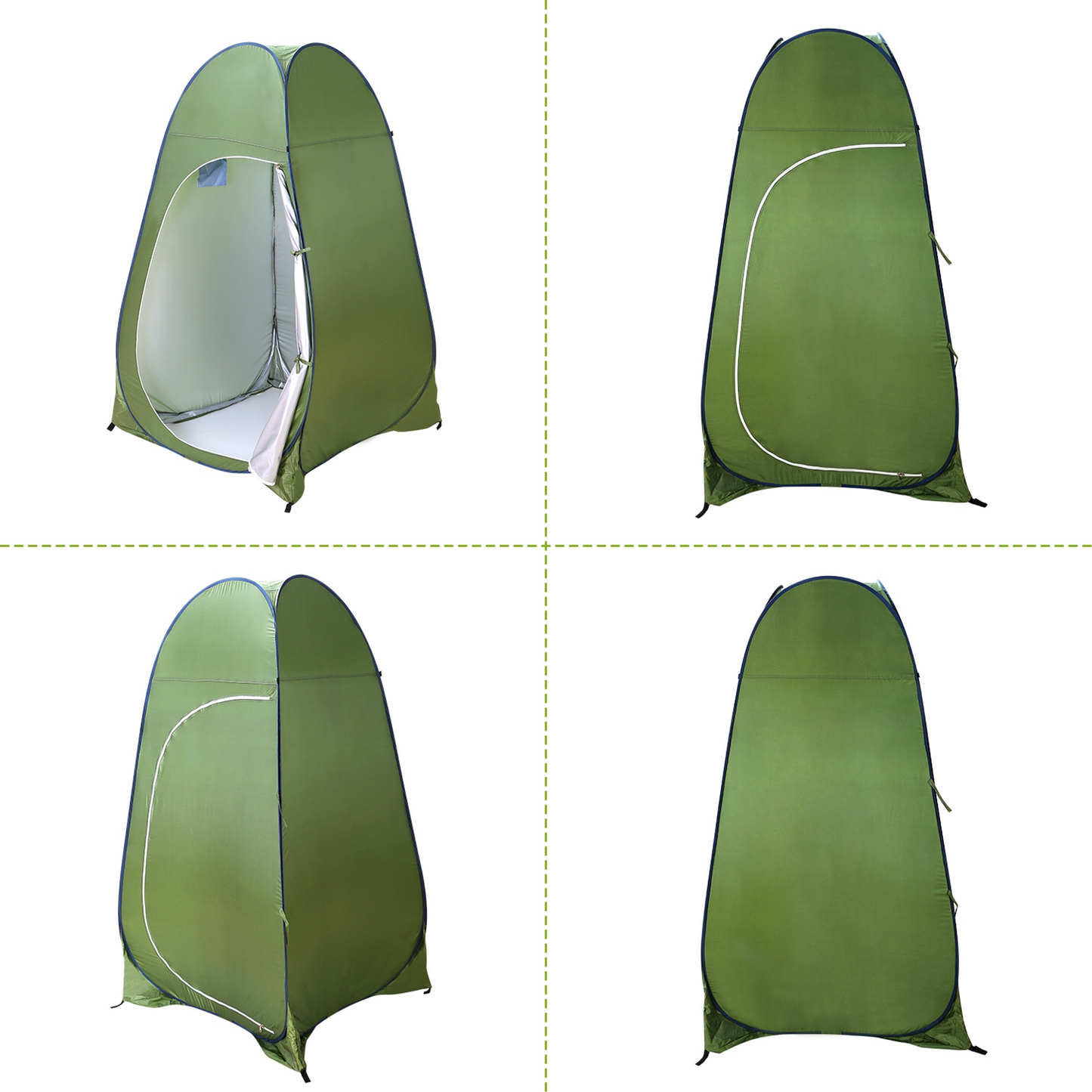 1-Person Outdoor Pop Up Toilet and Shower Tent