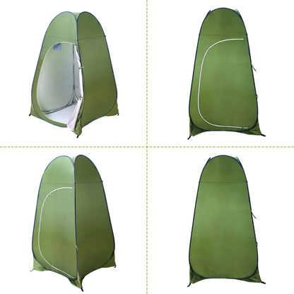 1-Person Outdoor Pop Up Toilet and Shower Tent