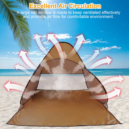 Pop Up Beach and Camping Tent, Coffee