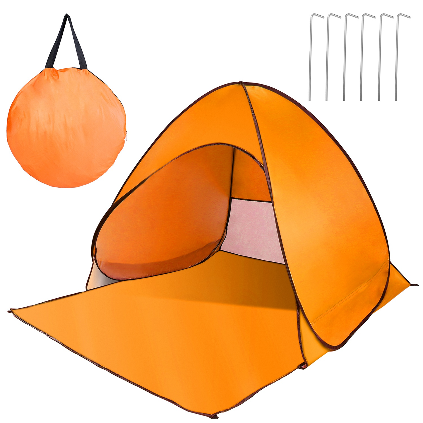 Pop Up Beach & Camping Tent - Orange