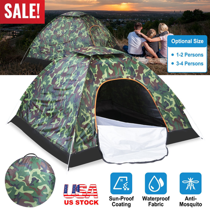 1-2 Person Instant Pop Up Dome Tent