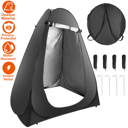Pop-Up Privacy Tent Foldable Outdoor Shower and Changing Room