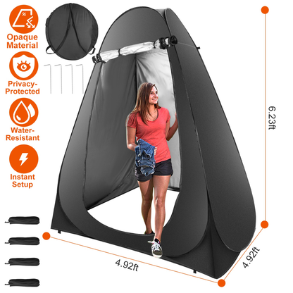 Pop-Up Privacy Tent Foldable Outdoor Shower and Changing Room