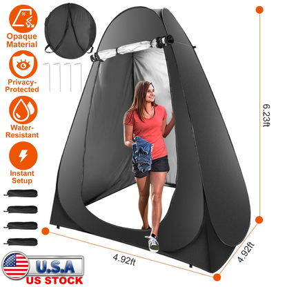 Pop-Up Privacy Tent Foldable Outdoor Shower and Changing Room
