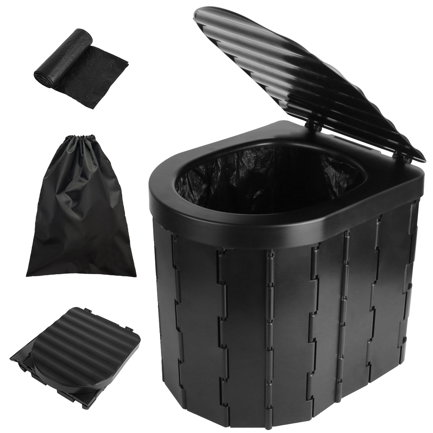 Foldable Portable Emergency Toilet