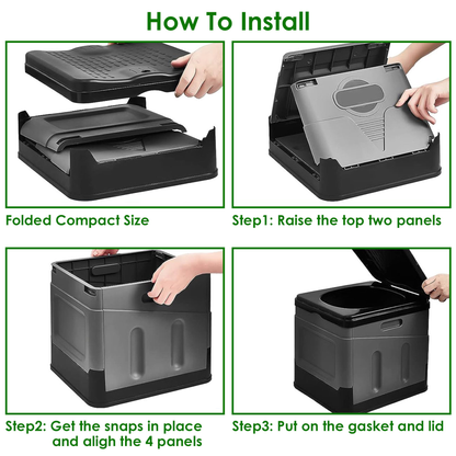 Portable Camping Toilet for Car, Boating, and Hiking