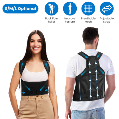 Posture Corrector Back Brace, Breathable Mesh