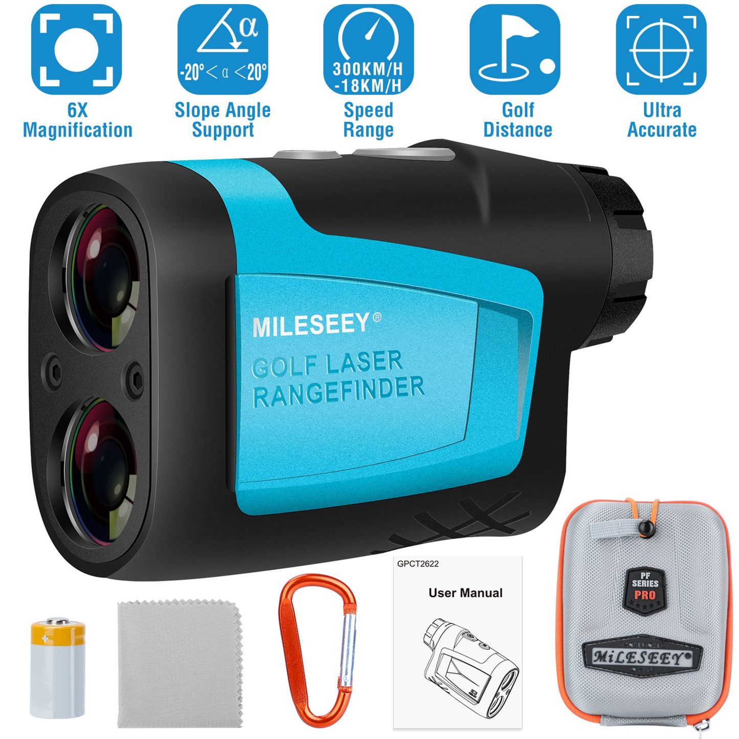 MiLESEEY Precision Laser Golf Rangefinder