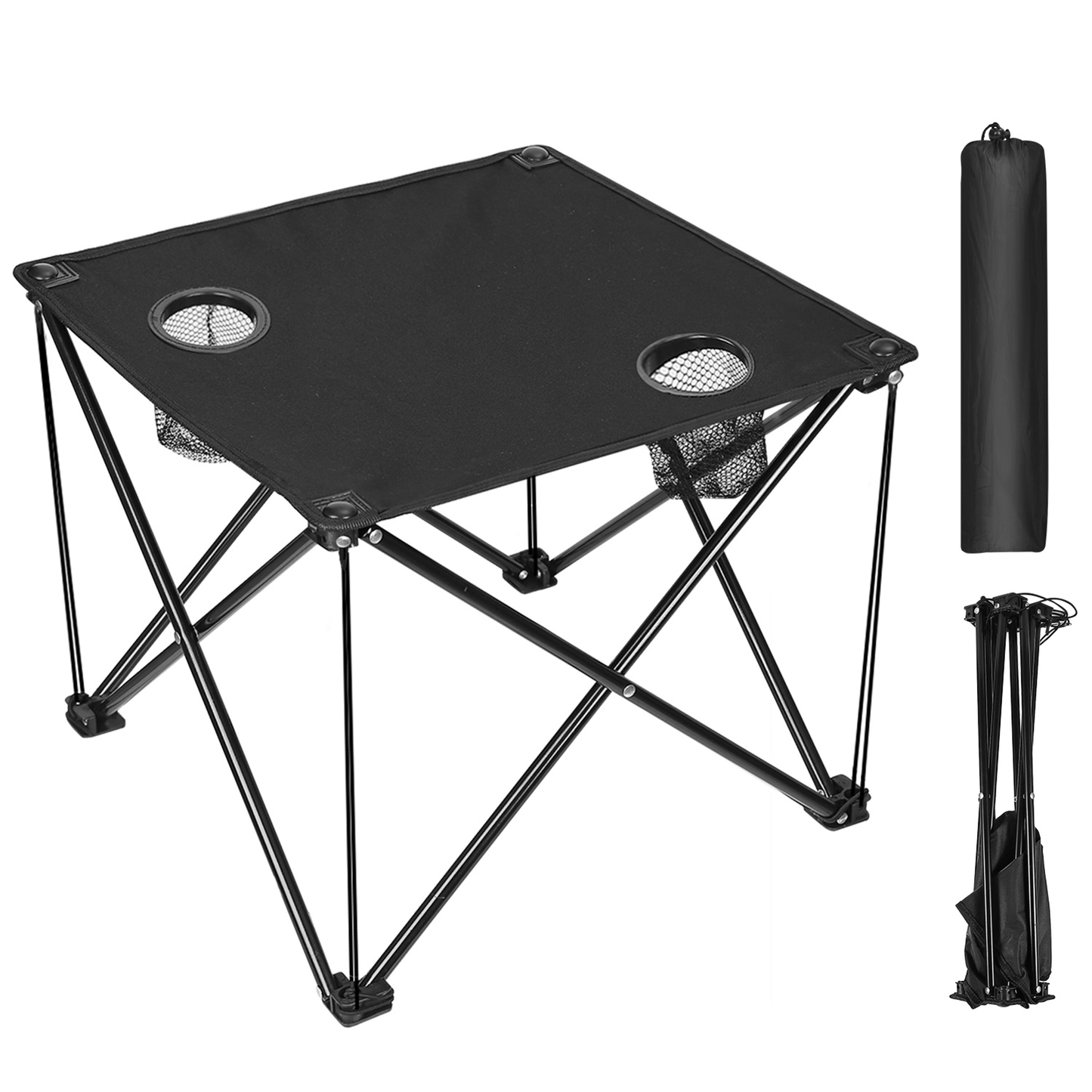 Foldable Camping Table with 600D Oxford Top