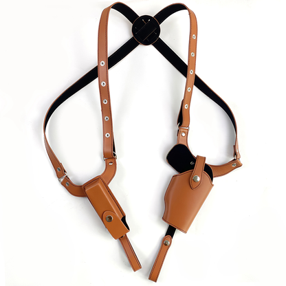 Leather Shoulder Holster, Adjustable Concealed Carry