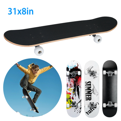 31 x 8 in Complete Standard Skateboard