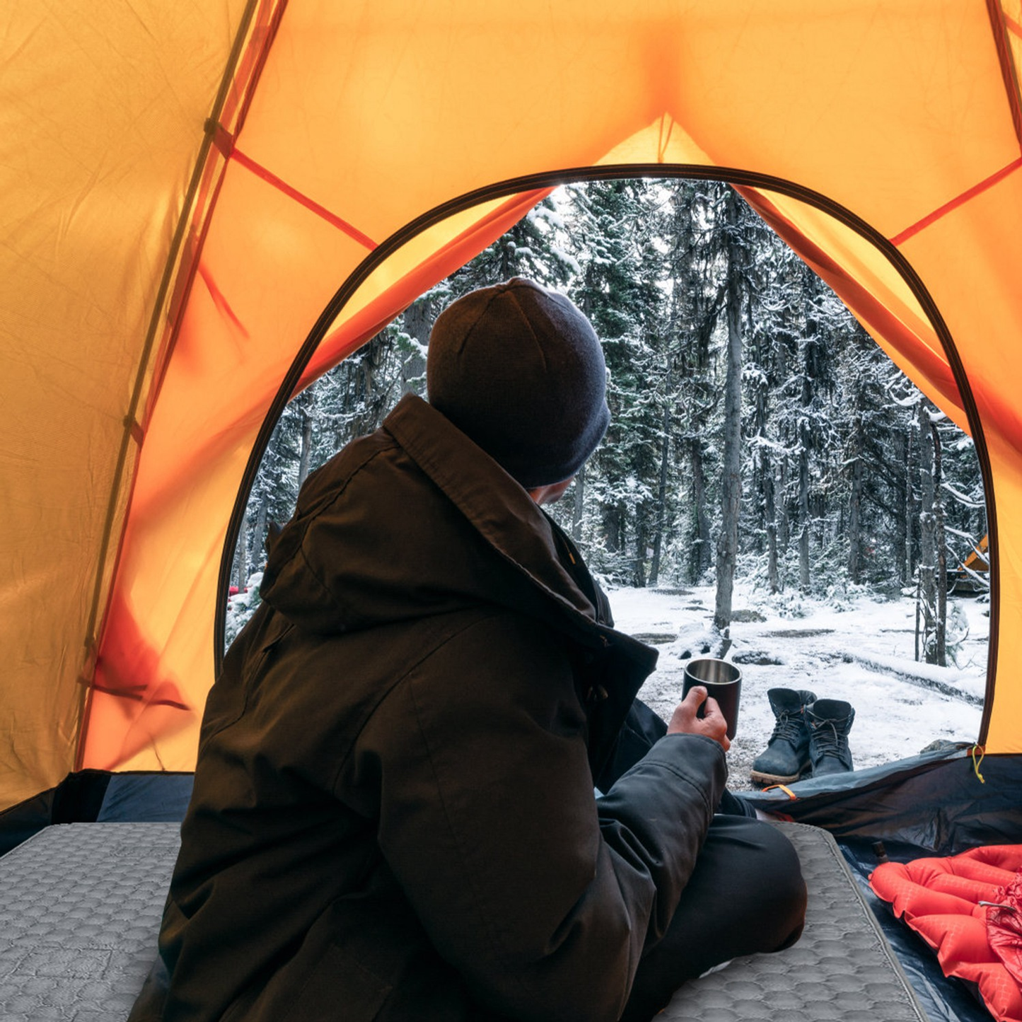 USB Heated Sleeping Bag Liner (Grey)