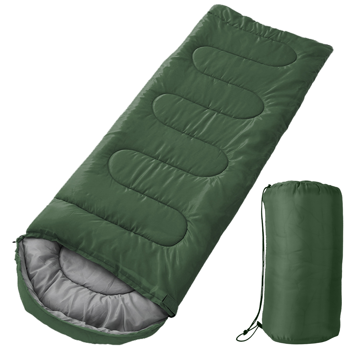 Camping Sleeping Bag for Adults (Green)