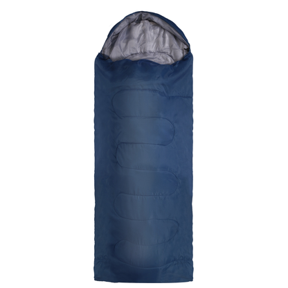 3-Season Camping Sleeping Bag, Navy Blue