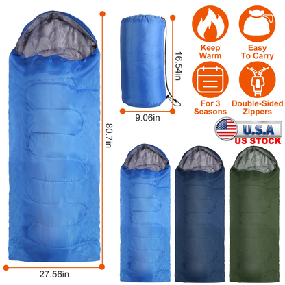 3-Season Camping Sleeping Bag