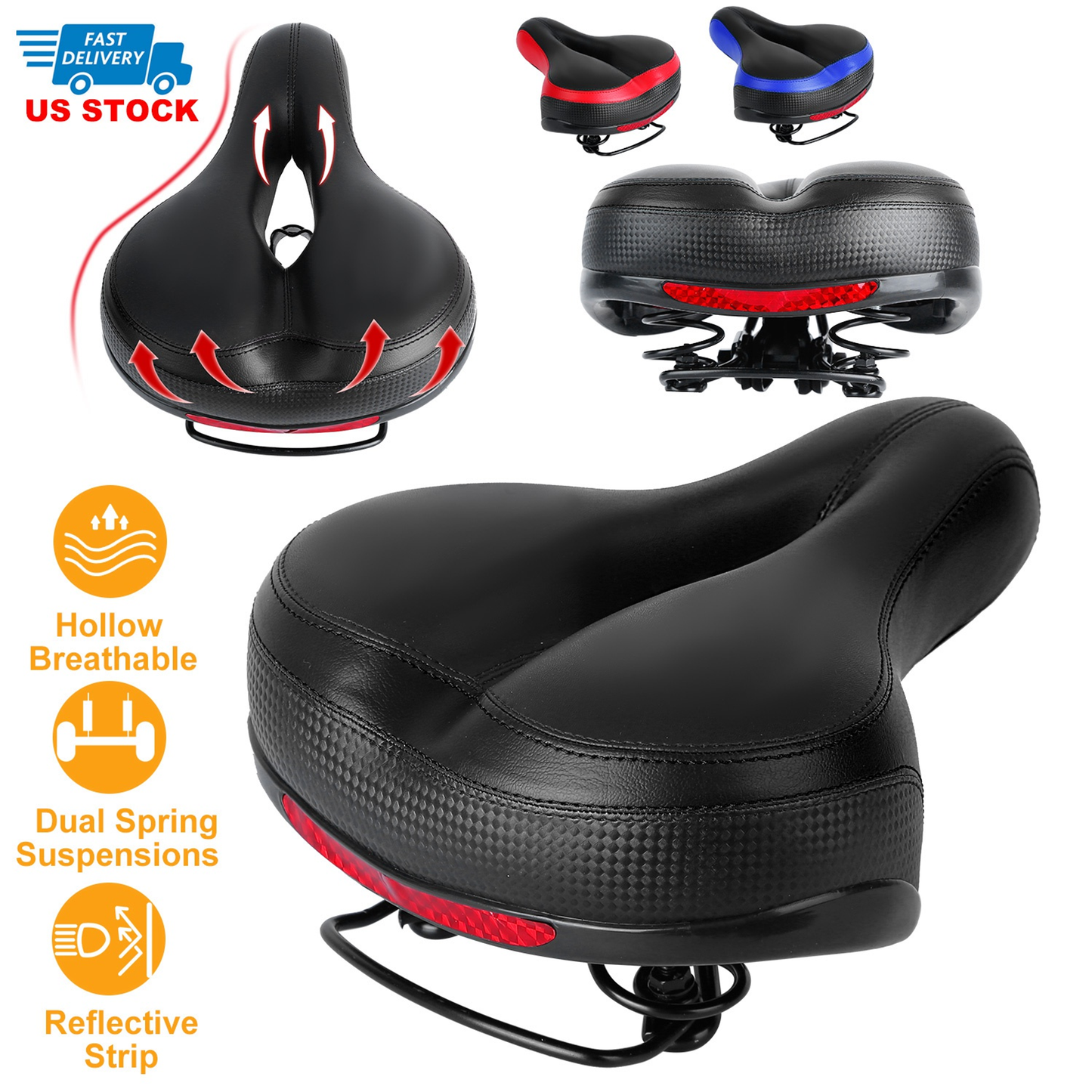 Water-Resistant Comfortable Bike Seat
