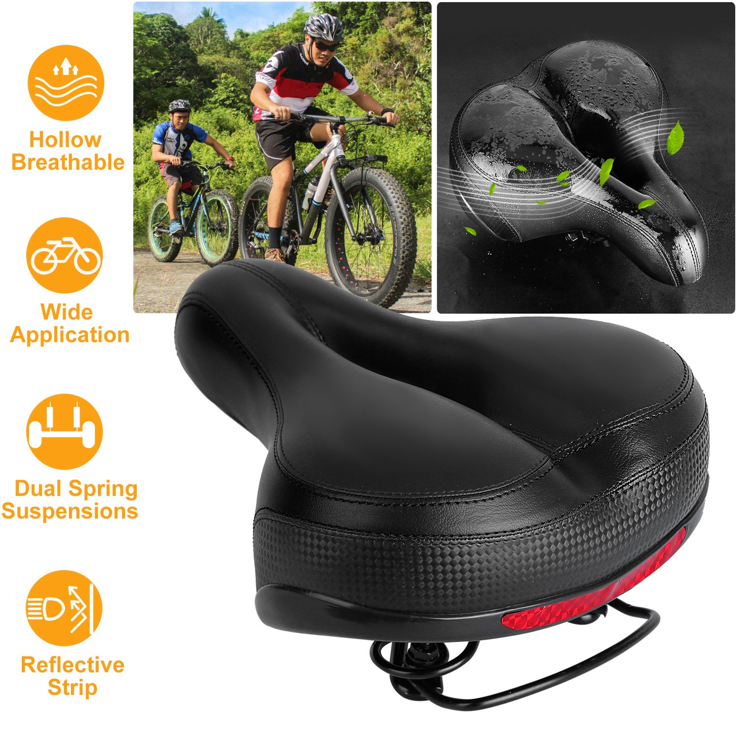 Water-Resistant Comfortable Bike Seat