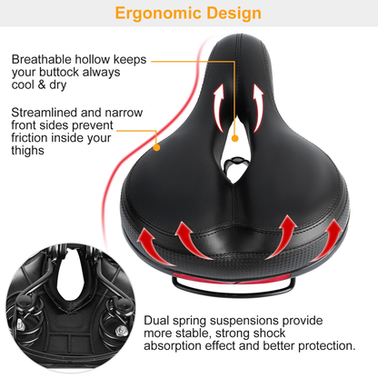 Waterproof Comfort Bike Saddle