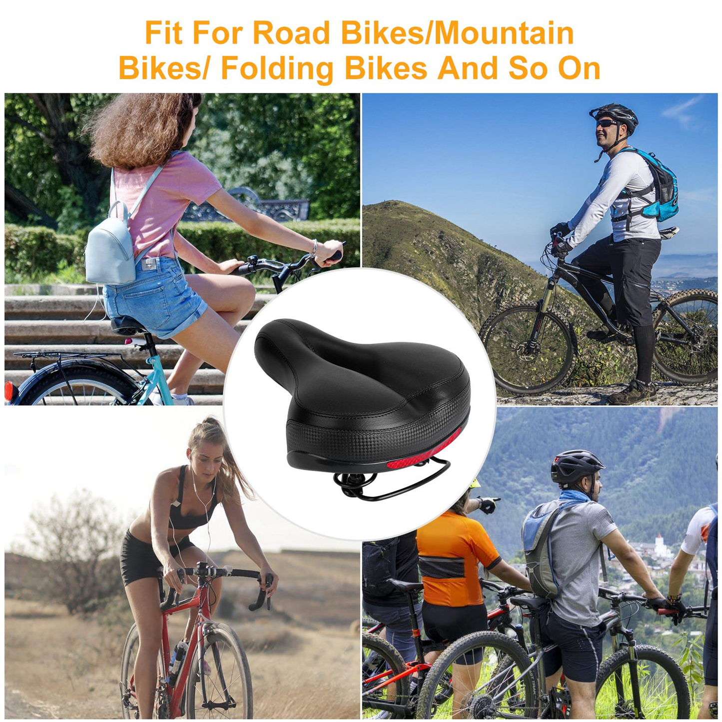 Waterproof Comfort Bike Saddle