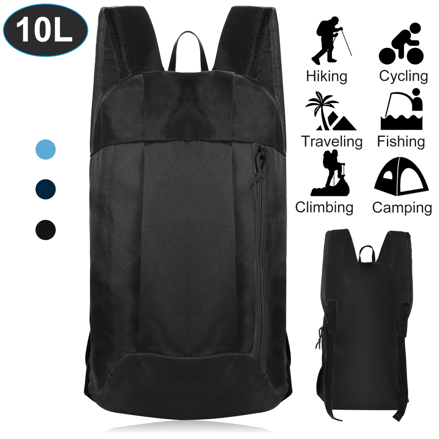 10L Lightweight Outdoor Sport Backpack