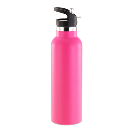 1L Insulated Stainless Steel Water Bottle (Pink/Purple)