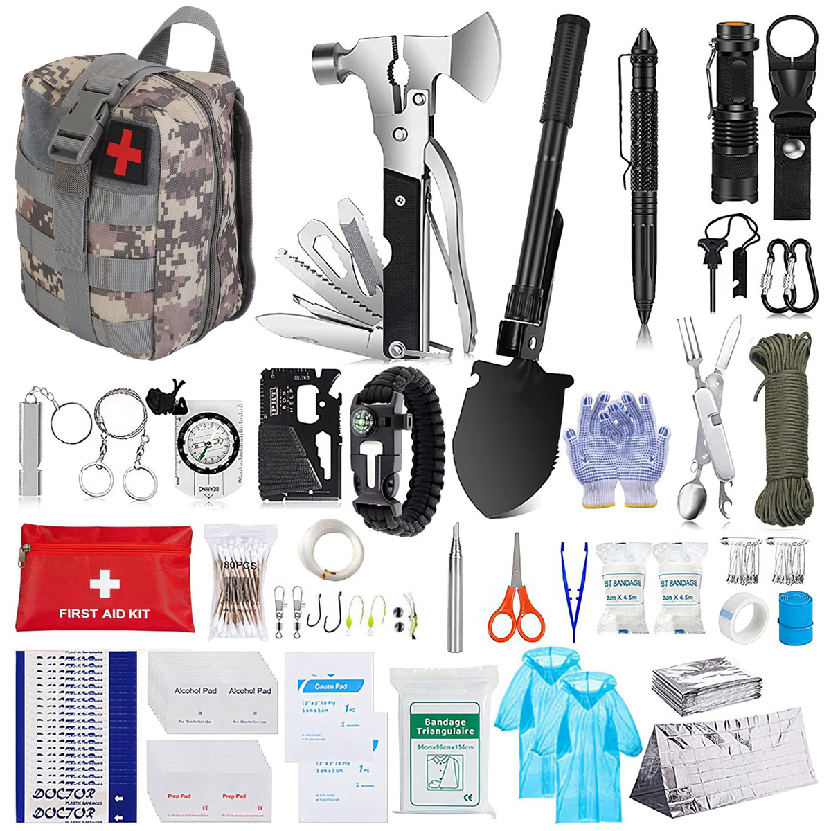 125-Piece Emergency Survival Kit