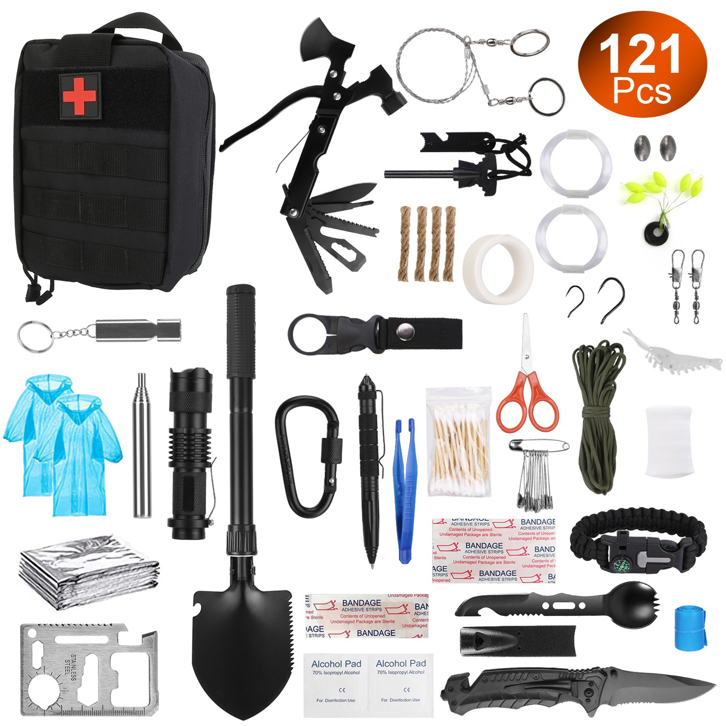 121-Piece Professional Emergency Survival Kit