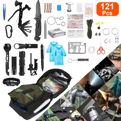 121-Piece Professional Emergency Survival Kit