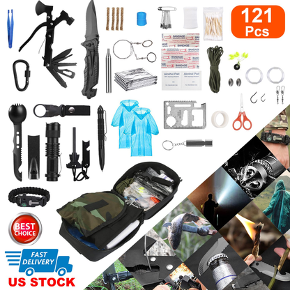 121-Piece Professional Emergency Survival Kit