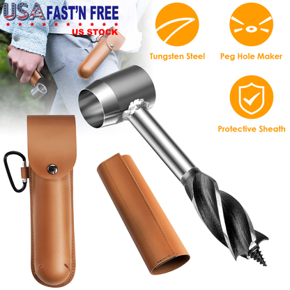 Survival Hand Auger Wrench Bushcraft Tool